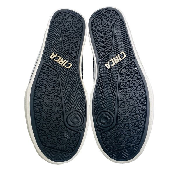 C1RCA AL50 Adrian Lopez Pro Model Black Pinstripe Skate Shoes M 9.5 Vintage Y2K - Picture 6 of 15